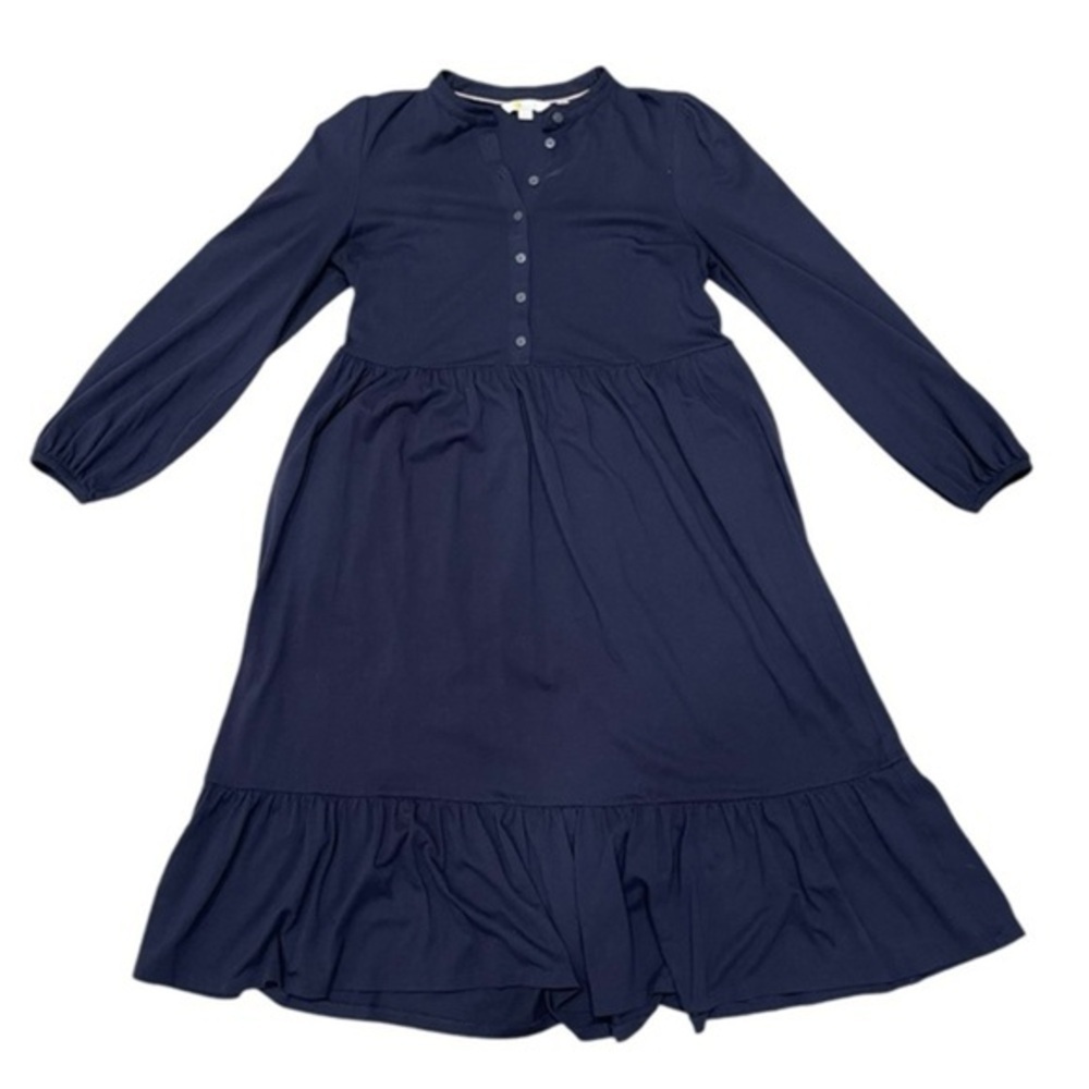 Boden Navy Long Sleeve Dress